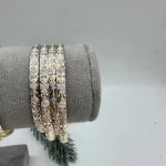 قیمت النگو طلا سادات تهران دو رنگ زنانه و دخترانه 18 عیار