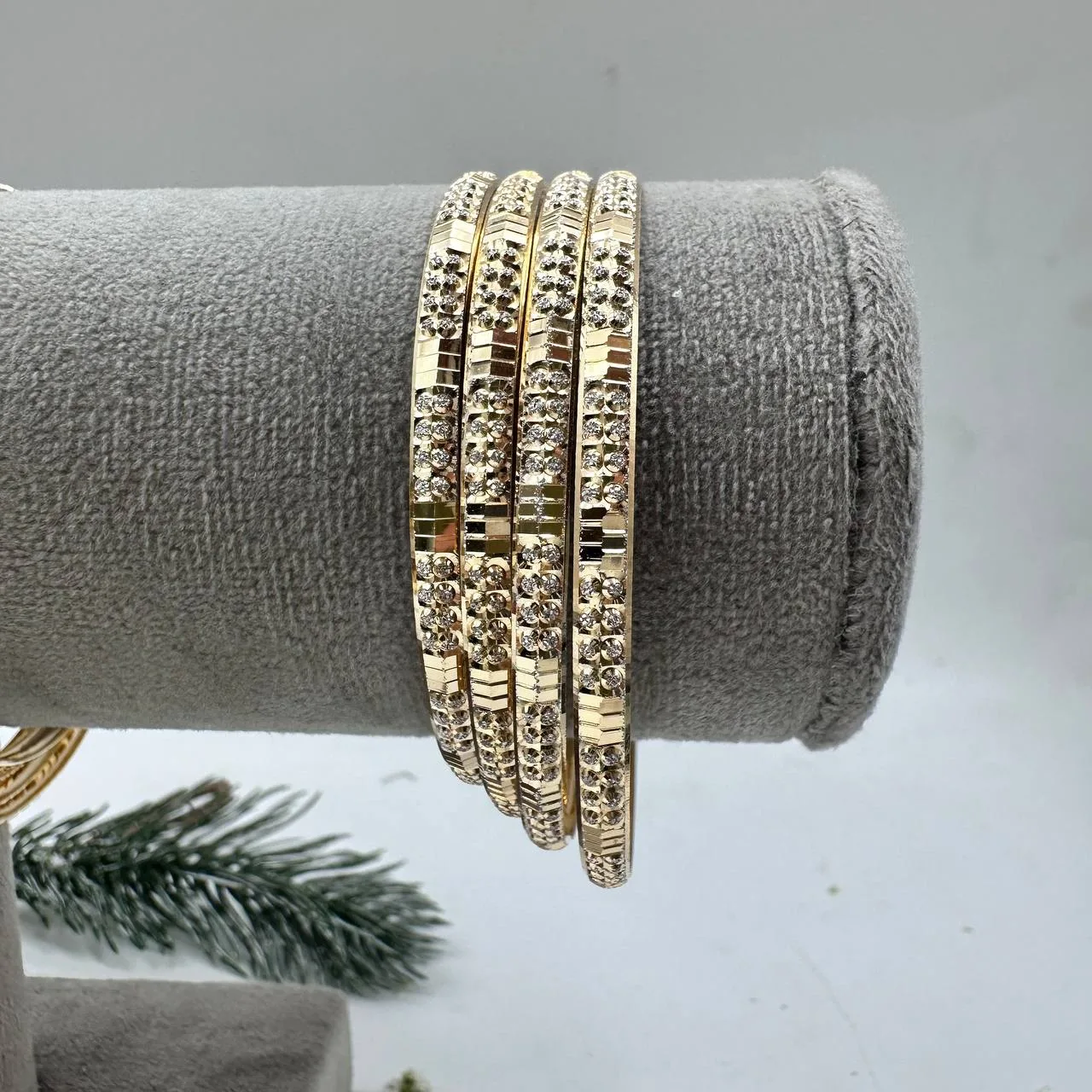 خرید النگو طلا طرح دامله راما دو رنگ بچگانه نمادار