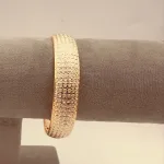 قیمت تک پوش طلا مدل ایفل زنانه و دخترانه پهن 18 عیار