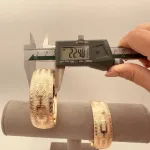 خرید النگو طلا طرح ایفل زنانه و دخترانه پهن