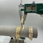 قیمت النگو طلا طرح دامله راما زنانه و دخترانه 18 عیار