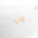 قیمت خرید گوشواره لیزری میخی نقطه ویرگول طلا زنانه و دخترانه شیک و جدید