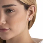 خرید وشواره لیزری میخی گل 5 برگ زنانه و دخترانه طلا شیک و جذاب