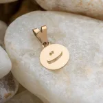 قیمت پلاک طلا لیزری حرف ت زنانه و دخترانه 18 عیار