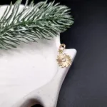 قیمت گردنبند طلا ریخته نگیندار زنانه و دخترانه ظریف