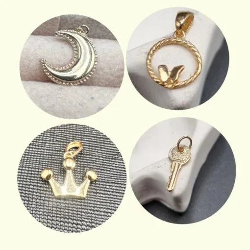 عکس پلاک ریخته طلا زنانه و دخترانه 18 عیار عکس پلاک ریخته طلا زنانه و دخترانه 18 عیار