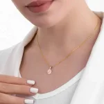 قیمت پلاک لیزری طلا حرف گ زنانه و دخترانه سبک