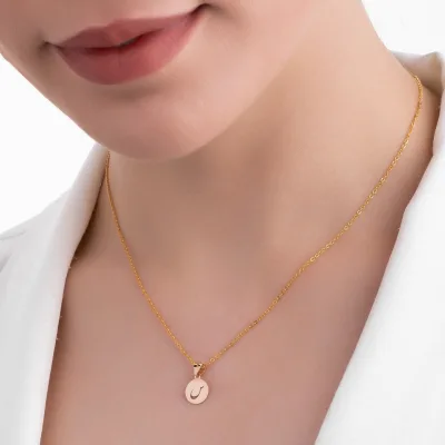 مدل پلاک لیزری طلا حرف س زنانه و دخترانه ظریف