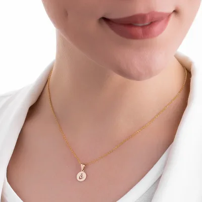 مدل پلاک لیزری طلا حرف چ زنانه و دخترانه سبک