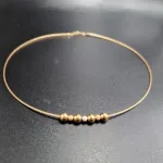 قیمت گردنبند طلا طوق زنانه و دخترانه 18 عیار