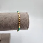 دستبند طلا بافت دخترانه