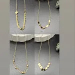 قیمت گردنبند طلا نمادار زنانه و دخترانه با وزن زیر یک گرم