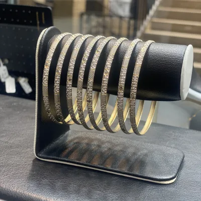 خرید النگو طلا شمس زنانه و دخترانه دست دوم 18 عیار