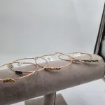 عکس مدل دستبند طلا بنگل سنگدار زنانه و دخترانه ظریف و شیک