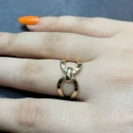 خرید انگشتر طلا پاپیون زنانه و دخترانه نمادار
