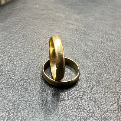 قیمت حلقه طلا ست رینگی ساده زنانه و مردانه نمادار