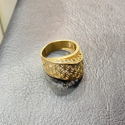 خرید انگشتر طلا فیوژن زنانه و دخترانه دست دوم 18 عیار