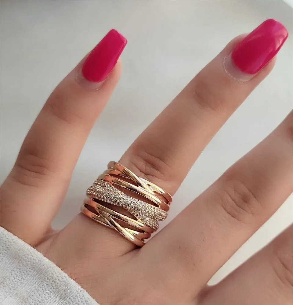 انگشتر طلا ژوپینگ زنانه و دخترانه