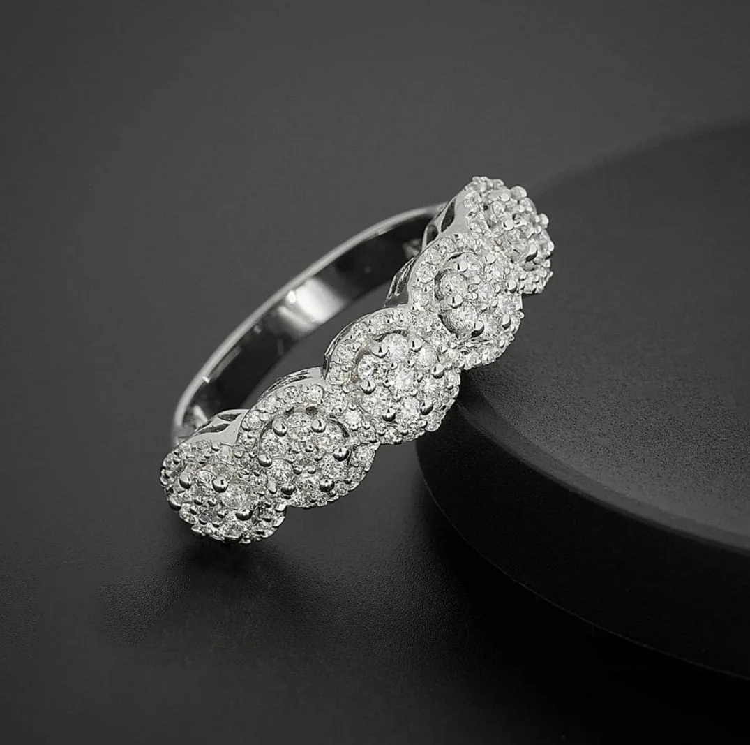 انگشتر طلا فلاور زنانه و دخترانه