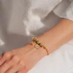 دستبند طلا پاندورا دخترانه