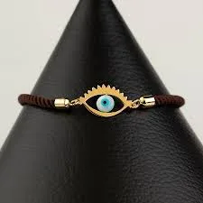 دستبند طلا چشم نظر زنانه و دخترانه