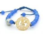 دستبند طلا ماه تولد دخترانه