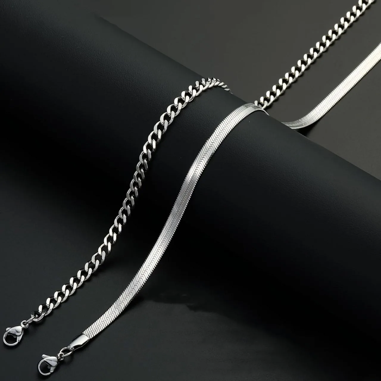 زنجیر طلا سفید زنانه و دخترانه