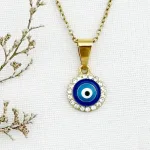 گردنبند طلا چشم نظر زنانه