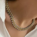 گردنبند طلا رولکس زنانه