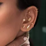 گوشواره ایرکاف طلا دخترانه