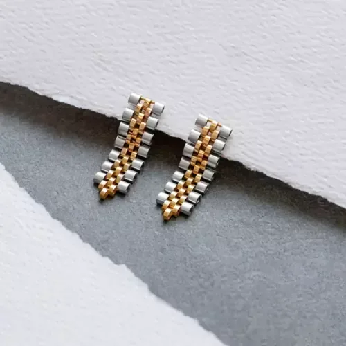 گوشواره طلا رولکس زنانه و دخترانه