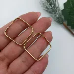 گوشواره طلا مفتولی دخترانه