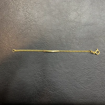 قیمت دستبند طلا کارتیر نوزادی 18 عیار