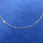 خرید زنجیر طلا هرمس مینیمال زنانه و دخترانه 18 عیار