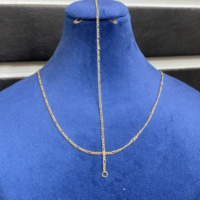 عکس نیم ست طلا فیگارو زنانه و دخترانه 18 عیار