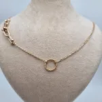 قیمت گردنبند طلا لوکس تیفانی زنانه و دخترانه 18 عیار