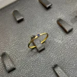 قیمت انگشتر طلا سولیتر تک نگین زنانه و دخترانه ظریف