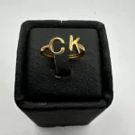 قیمت انگشتر طلا مینیمال سی-کی زنانه و دخترانه 18 عیار