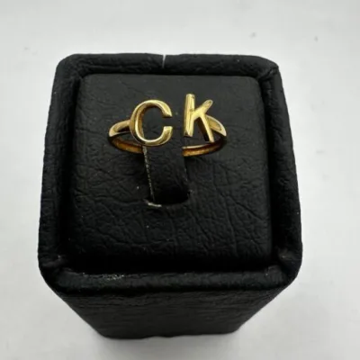 قیمت انگشتر طلا مینیمال سی-کی زنانه و دخترانه 18 عیار