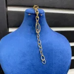 خرید دستبند طلا فیگارو  دست دوم زنانه و دخترانه زیبا