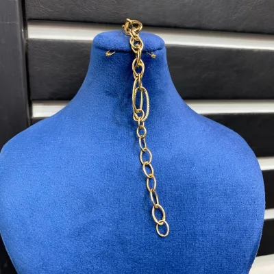 خرید دستبند طلا فیگارو  دست دوم زنانه و دخترانه زیبا