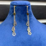 قیمت گوشواره طلا آویز قلب زنانه و دخترانه زیبا
