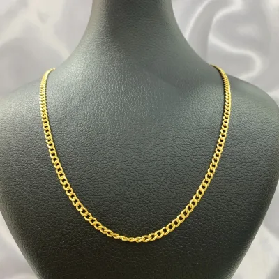 قیمت زنجیر طلا کارتیر زنانه و دخترانه 18 عیار