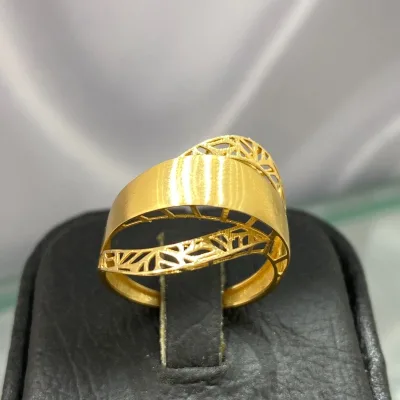 خرید انگشتر طلا لوکس زنانه و دخترانه 18 عیار