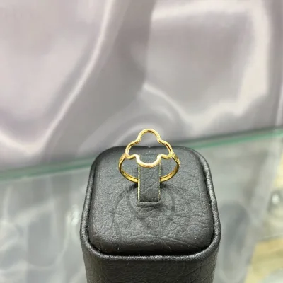 عکس انگشتر طلا ونکلیف تو خالی سبک و 18 عیار زنانه و دخترانه