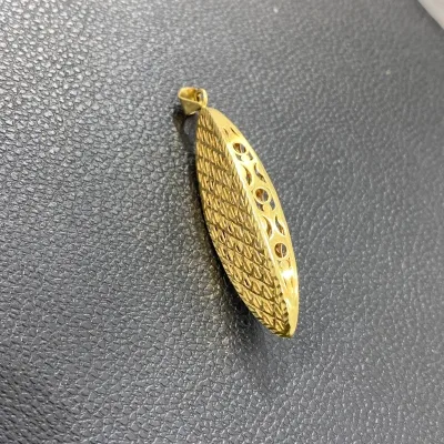 خرید پلاک طلا فیوژن دست دوم زنانه و دخترانه 18 عیار