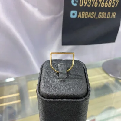 خرید انگشتر طلا خطی دست دوم زنانه و دخترانه 18 عیار
