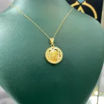 خرید گردنبند طلا ورساچ زنانه و دخترانه 18 عیار