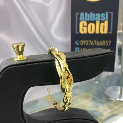 خرید دستبند طلا پفکی گرازیلا زنانه و دخترانه نمادار