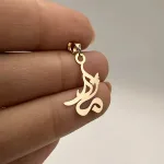 عکس مدل پلاک طلا لیزری طرح مادر زنانه و دخترانه شیک و جدید زیر یک گرم و سبک